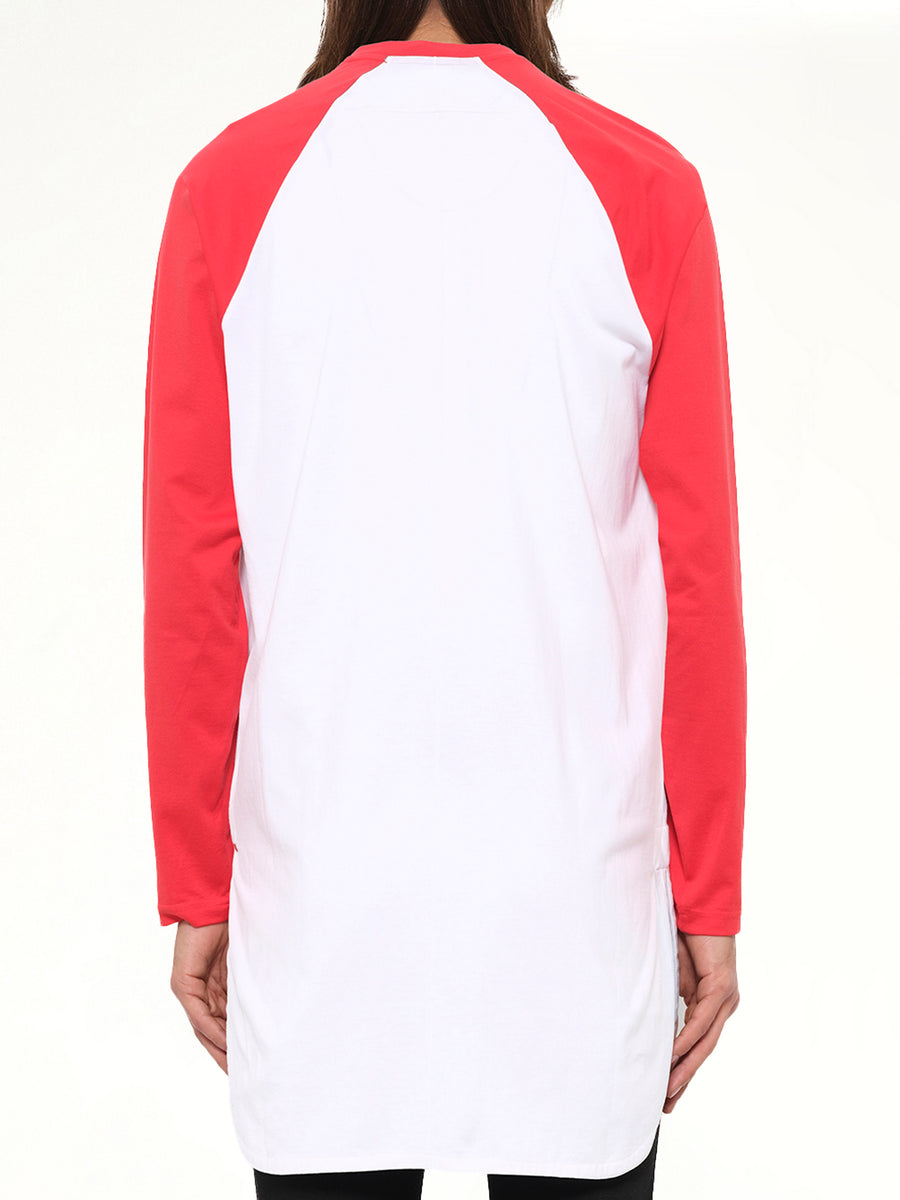 Podium 3/4 T-Shirt in White