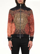 Podium Dollar Zip Jacket in Black