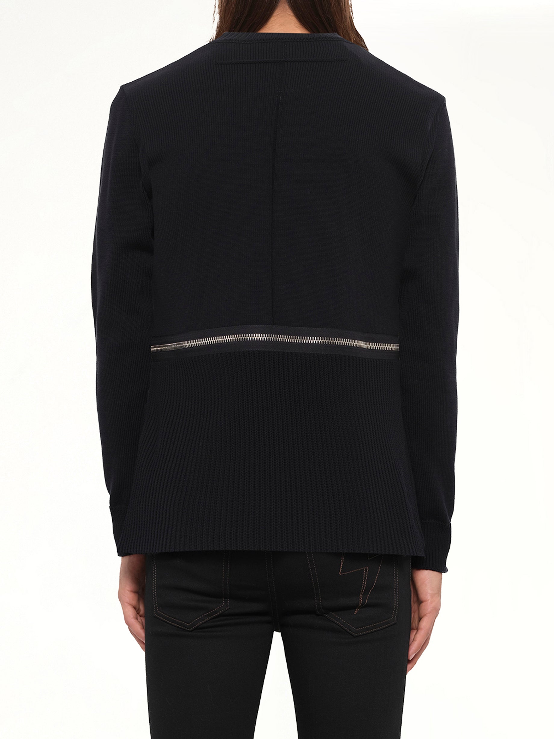 Podium Zip Pullover in Black