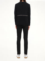 Podium Zip Pullover in Black