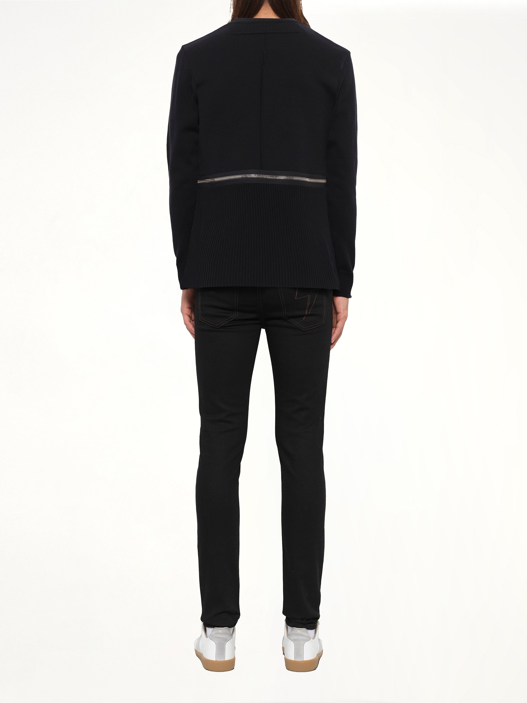 Podium Zip Pullover in Black