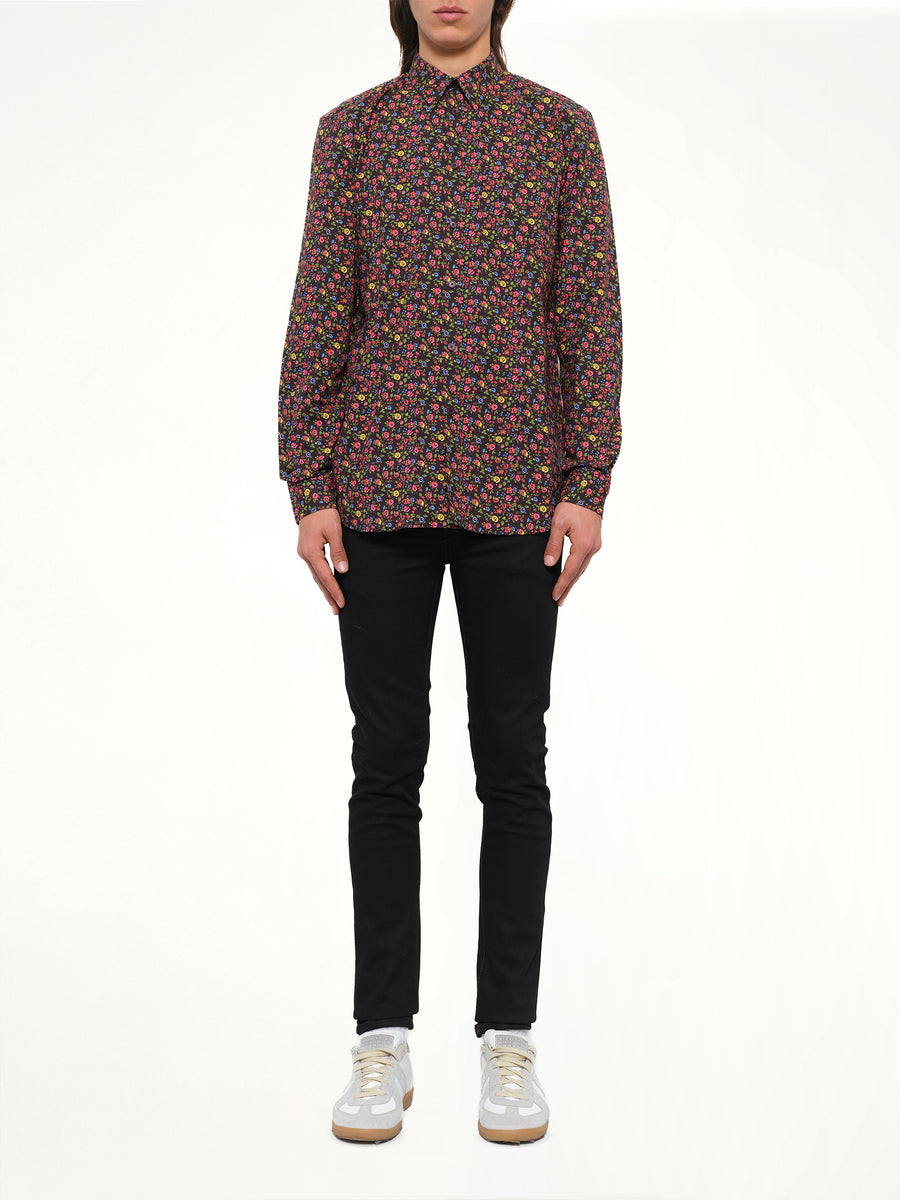 Floral Shirt in Brown