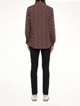Floral Shirt in Brown