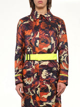 Stripe Ro Coat in Org