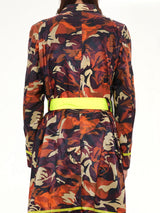 Stripe Ro Coat in Org