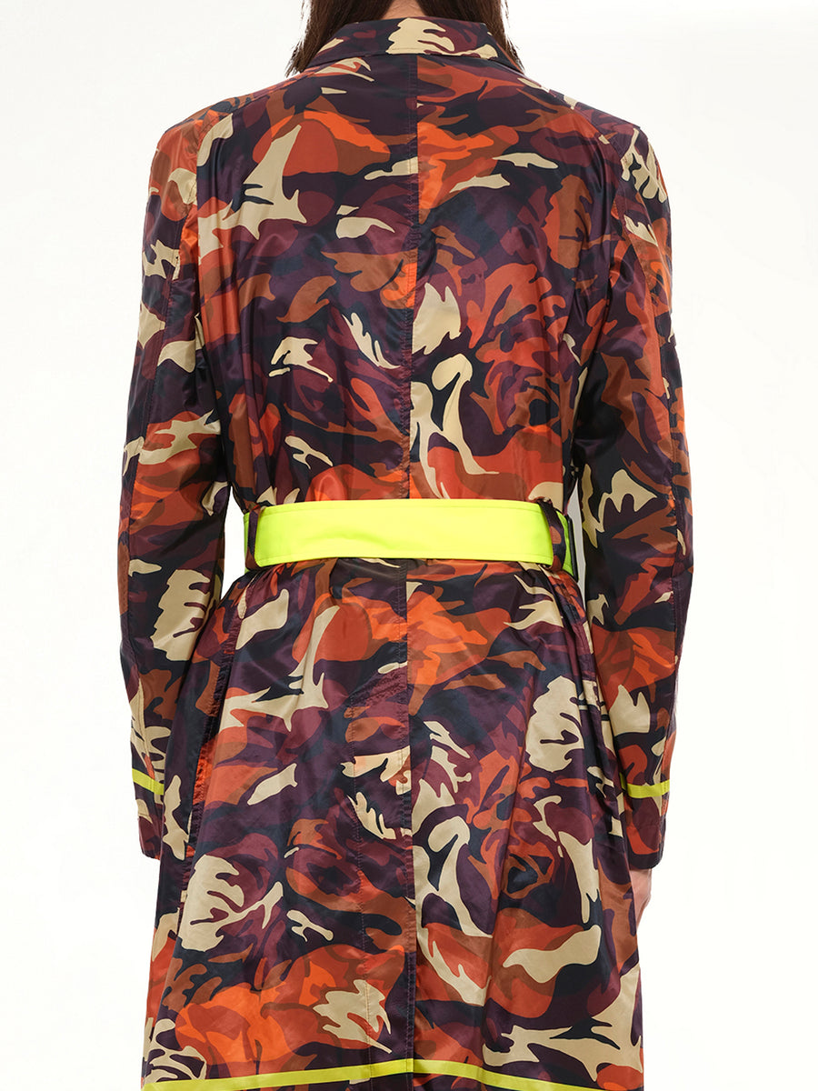 Stripe Ro Coat in Org