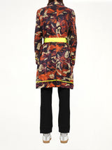 Stripe Ro Coat in Org