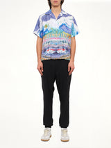 Tie Dye Short Sleeve Shirt in Multicolor