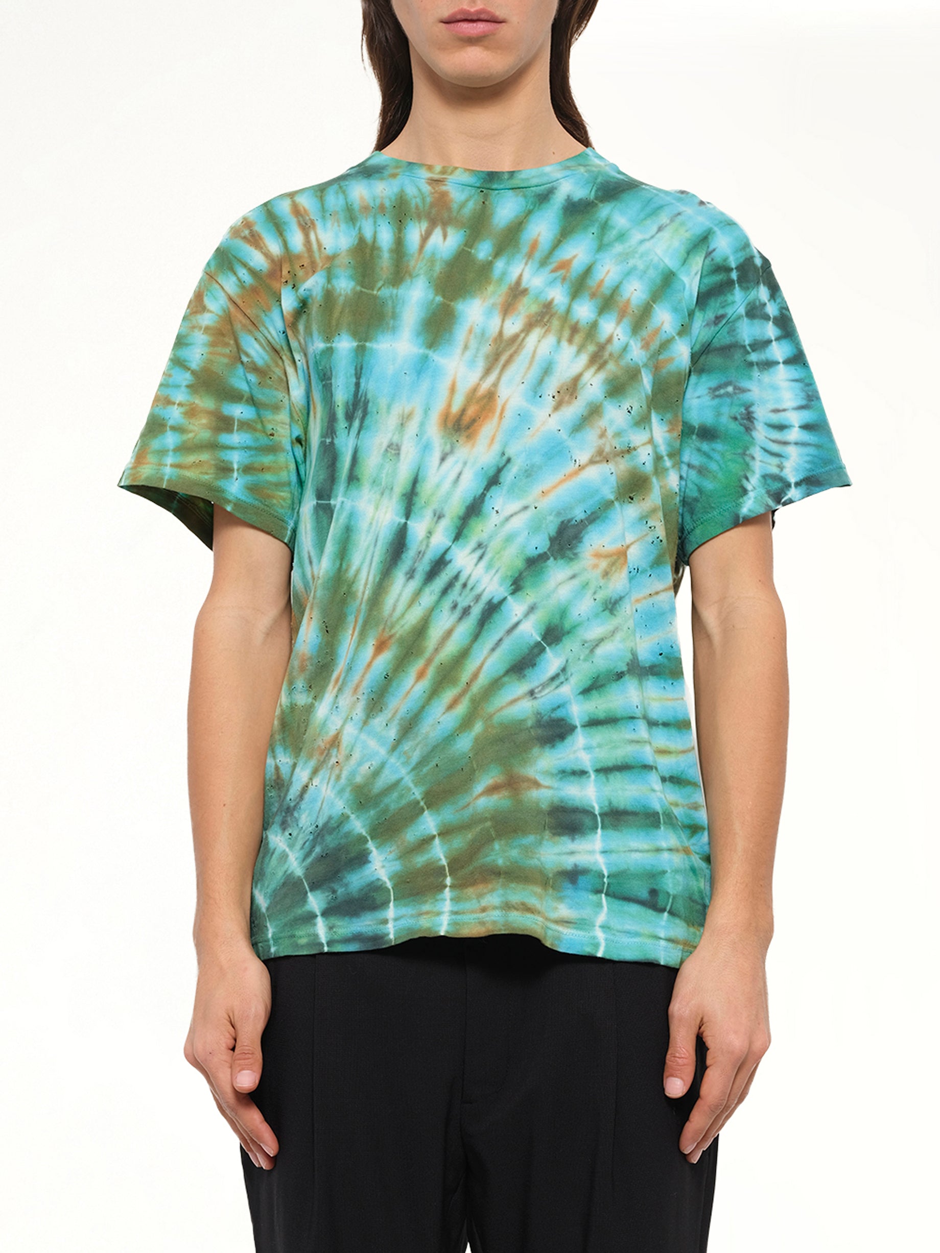 Tie Dye Shotgun T-Shirt in Green