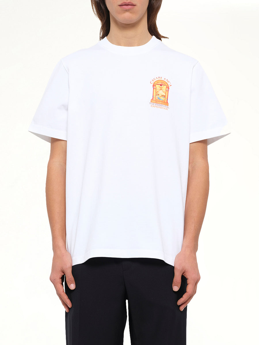 Hermons Mirage Arch Printed Classic T-Shirt in White