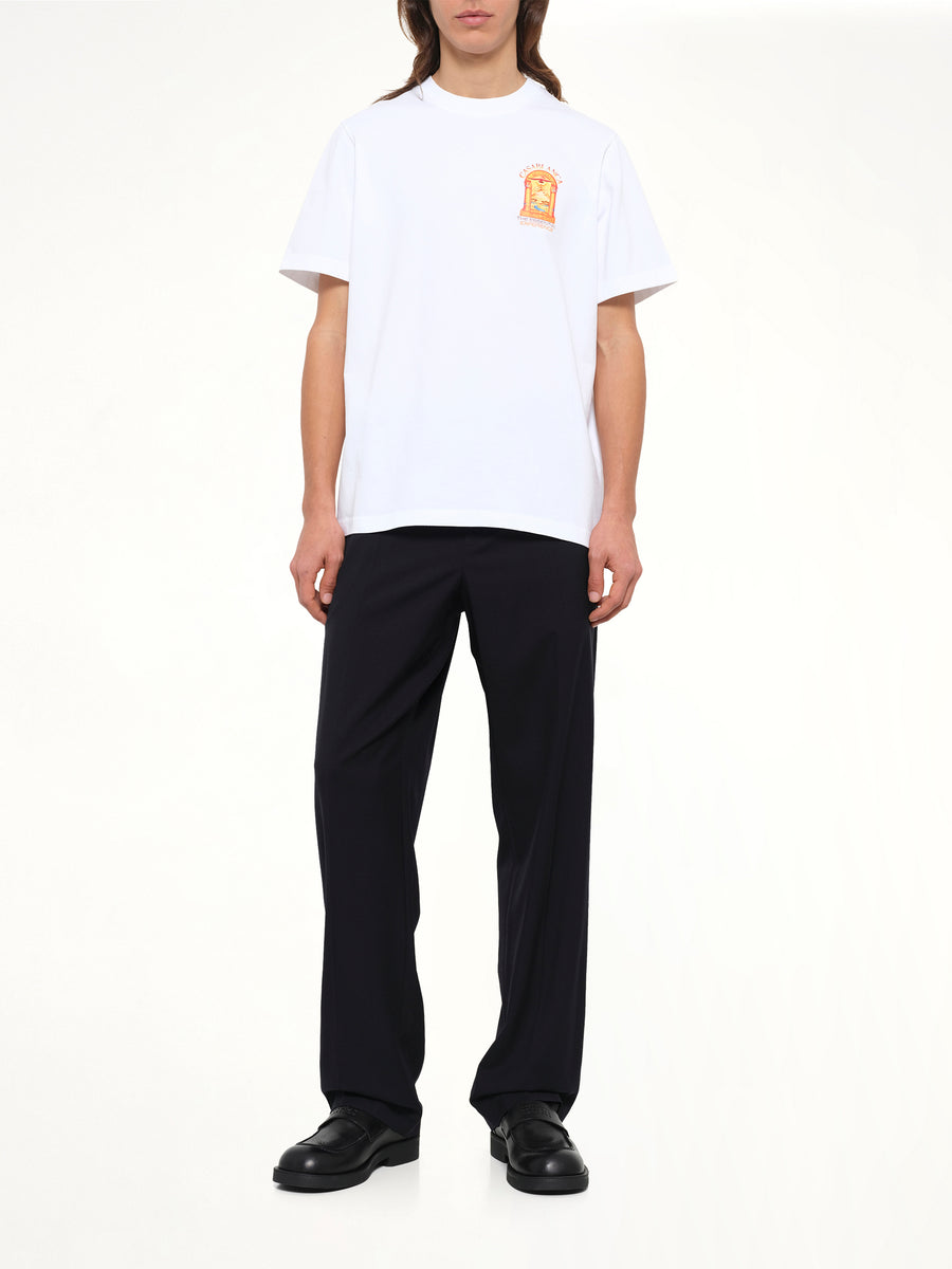 Hermons Mirage Arch Printed Classic T-Shirt in White