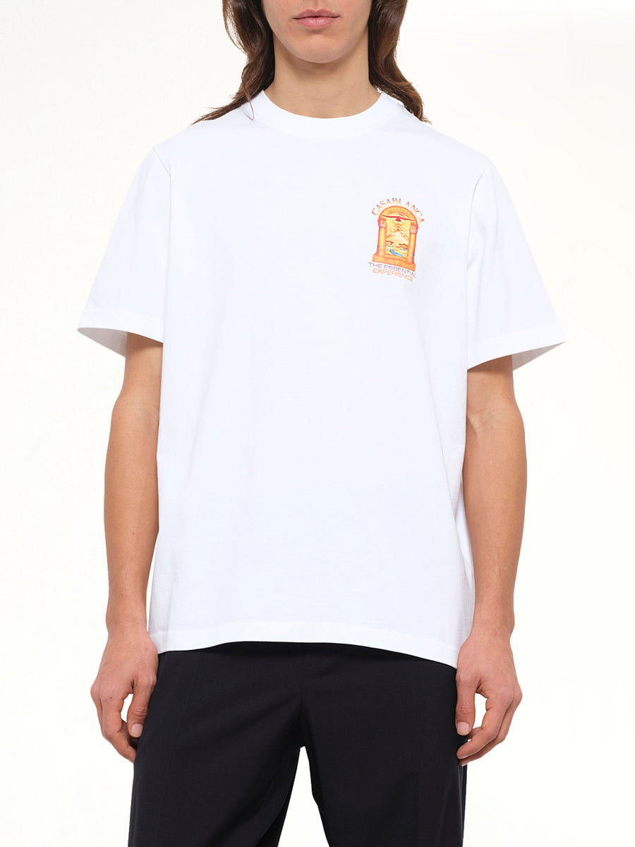 Hermons Mirage Arch Printed Classic T-Shirt in White