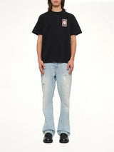 Hermons Mirage Printed Classic T-Shirt in Black
