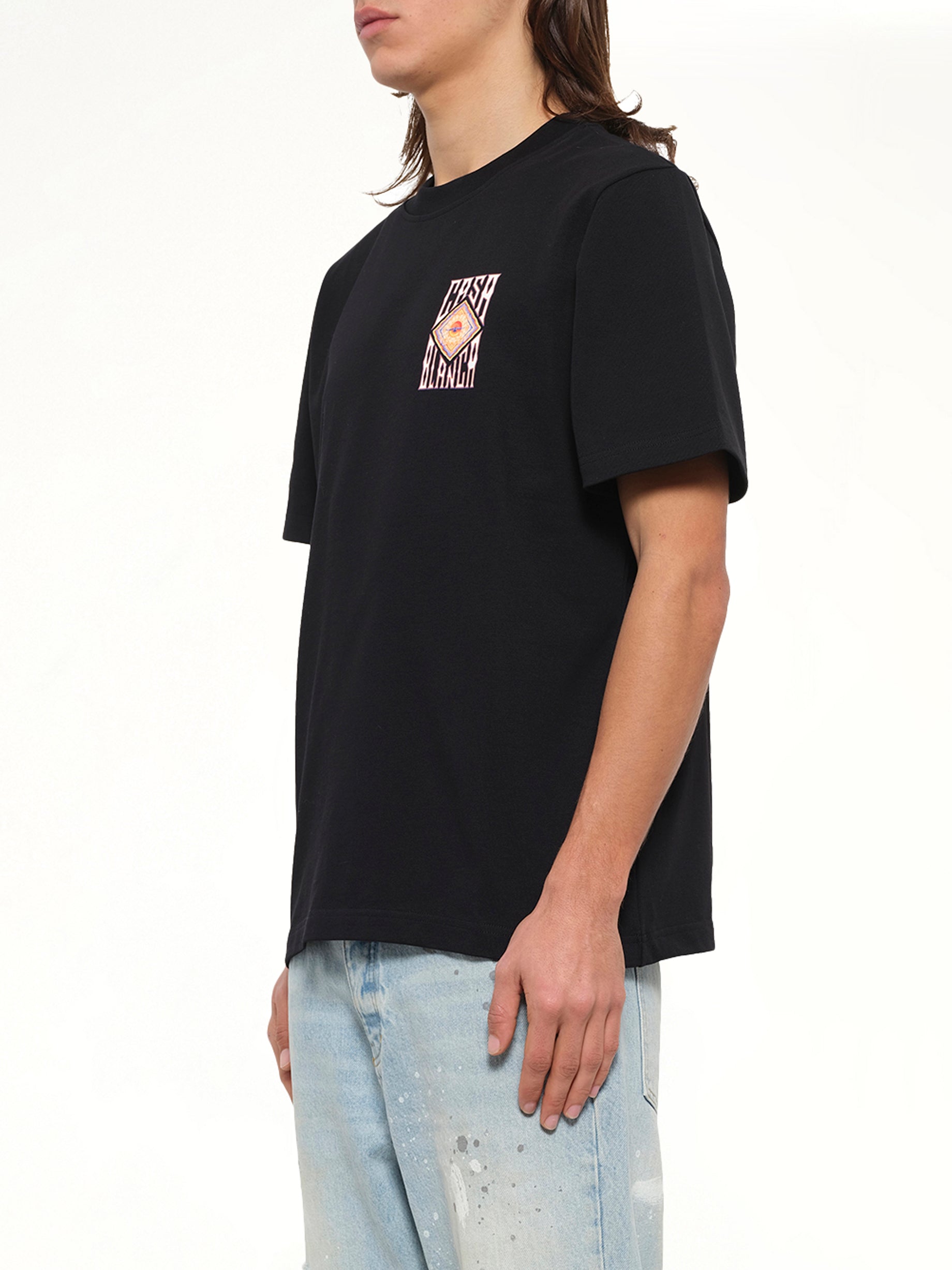 Hermons Mirage Printed Classic T-Shirt in Black