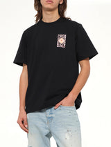Hermons Mirage Printed Classic T-Shirt in Black
