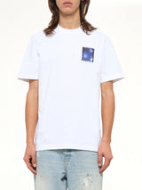 Meduse Sportif Printed Classic T-Shirt in White