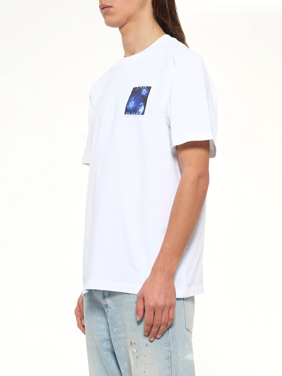 Meduse Sportif Printed Classic T-Shirt in White