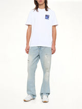 Meduse Sportif Printed Classic T-Shirt in White