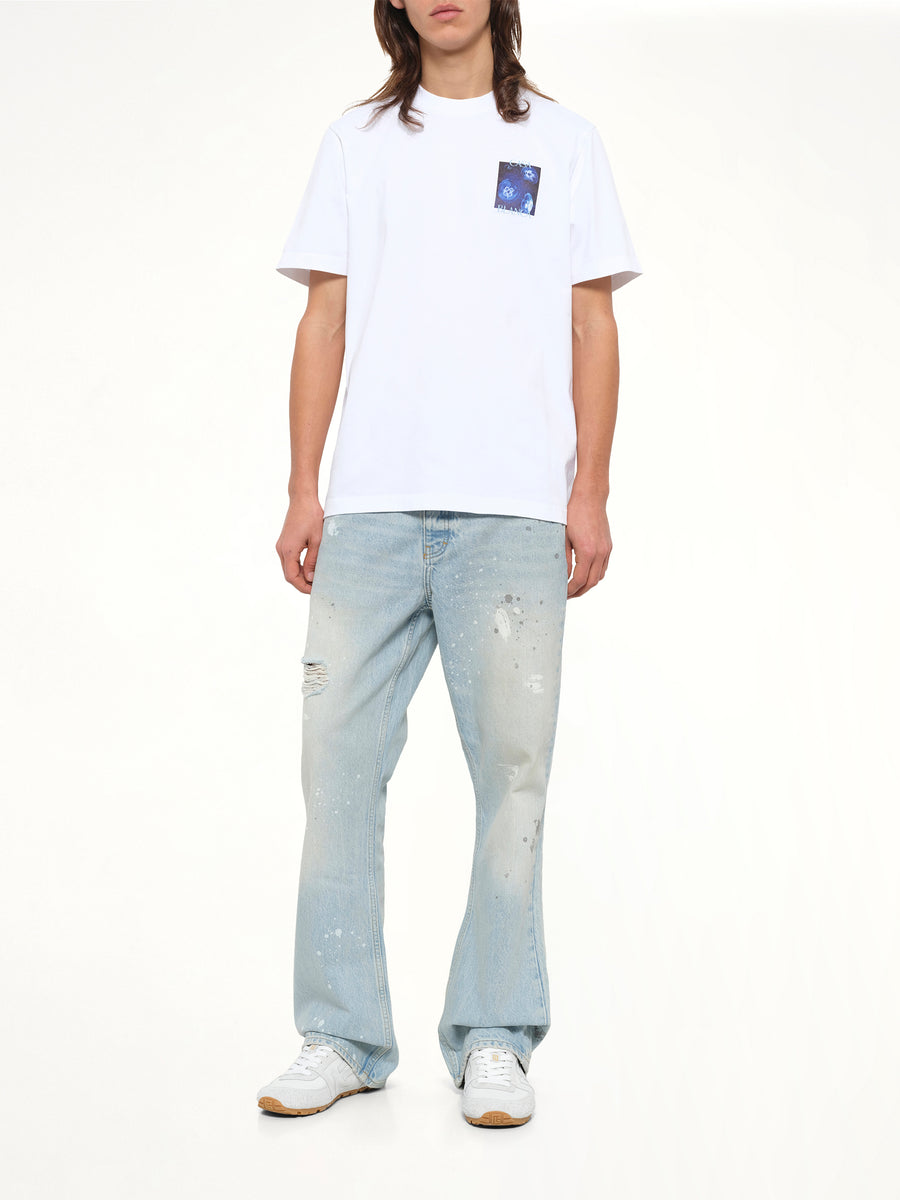 Meduse Sportif Printed Classic T-Shirt in White