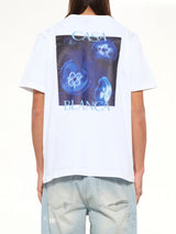 Meduse Sportif Printed Classic T-Shirt in White