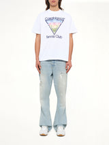 Tennis Icon Printed Classic T-Shirt in White