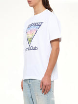 Tennis Icon Printed Classic T-Shirt in White