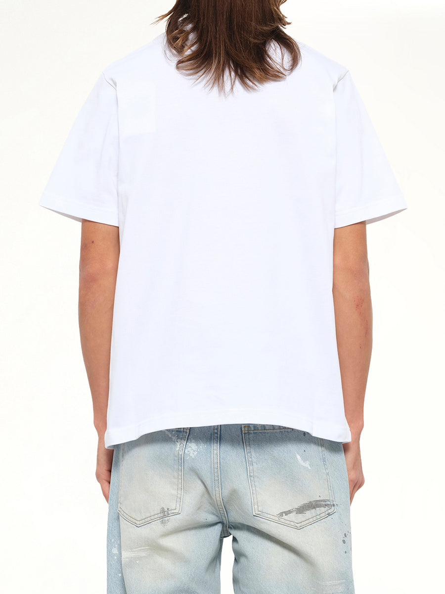 Tennis Icon Printed Classic T-Shirt in White