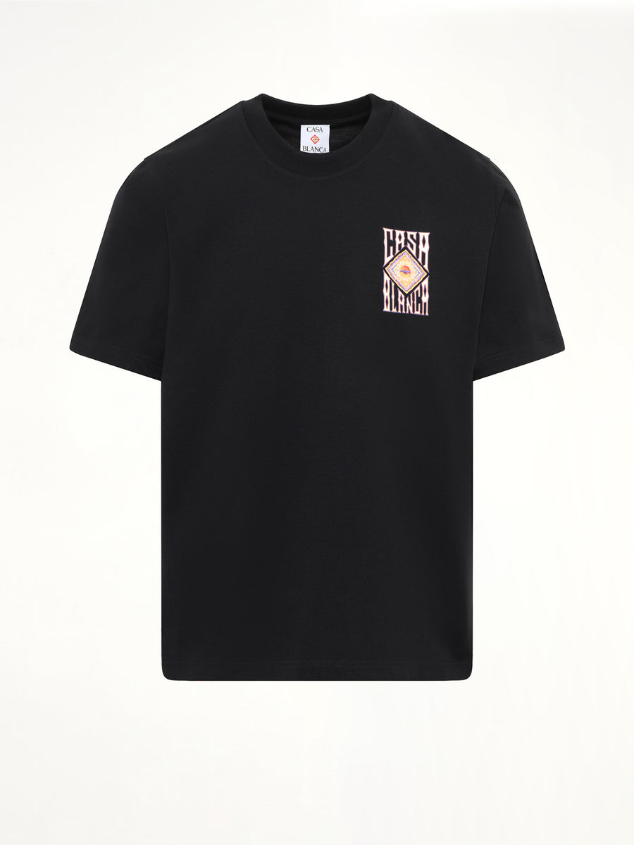 Hermons Mirage Printed Classic T-Shirt in Black