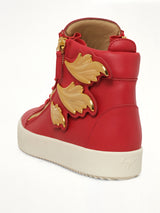 Giuseppe Zanotti Birel/Vague Fiamma Sneaker in Red