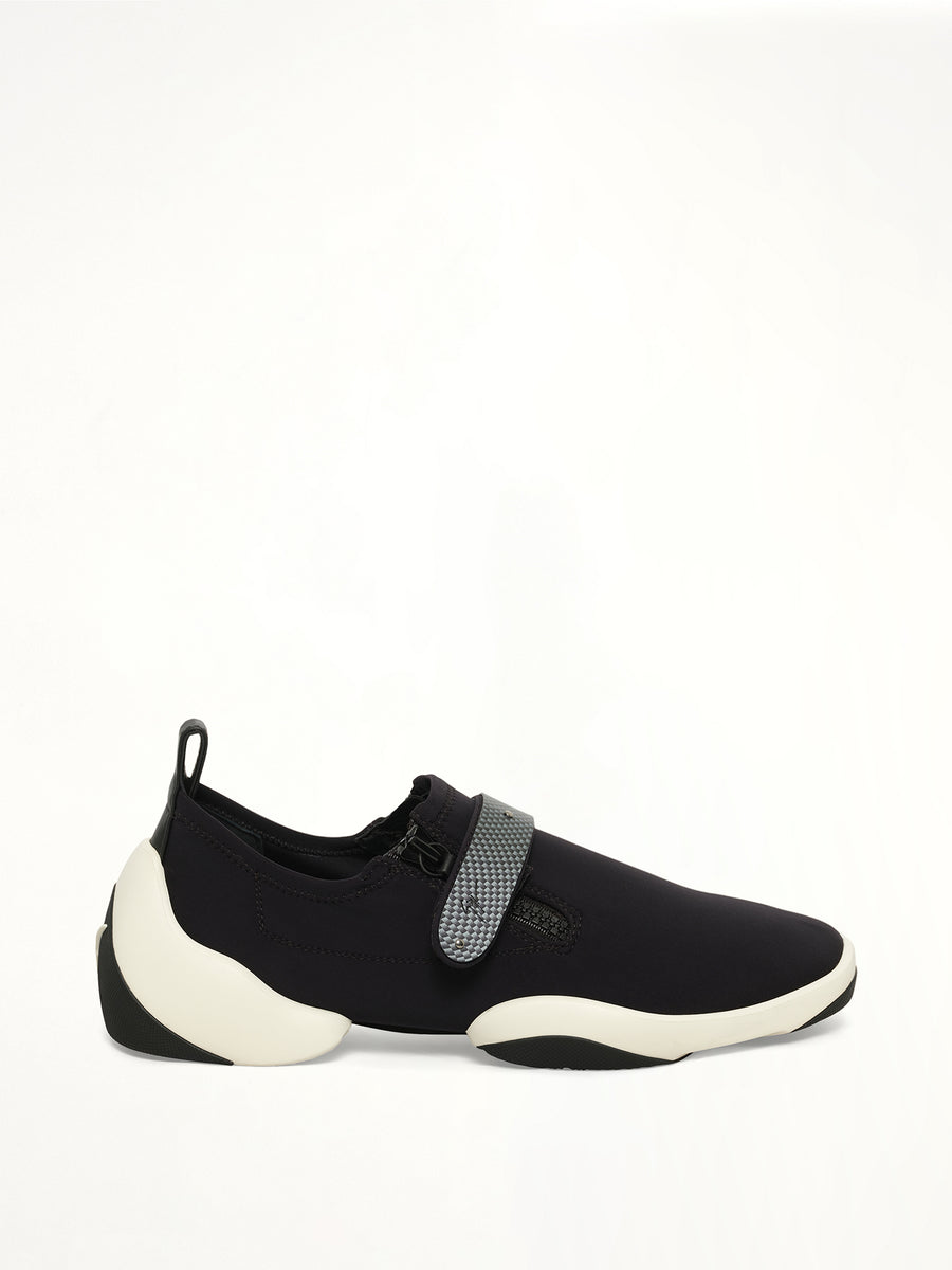Giuseppe Zanotti Carlito Stretch Sneaker in Black