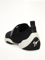 Giuseppe Zanotti Carlito Stretch Sneaker in Black