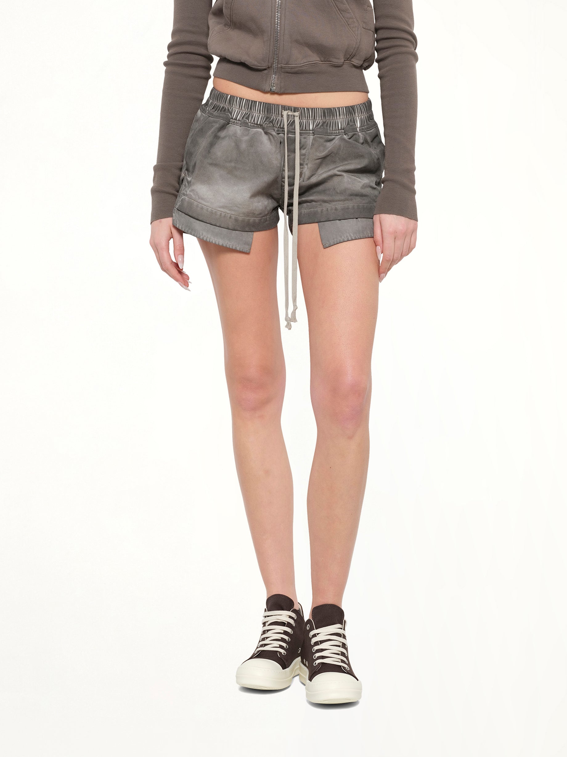 13oz Lido Denim FOG Boxers in Dark Dust