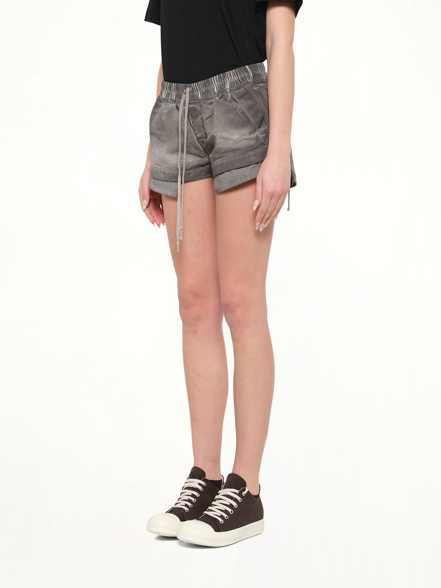 13oz Lido Denim FOG Boxers in Dark Dust