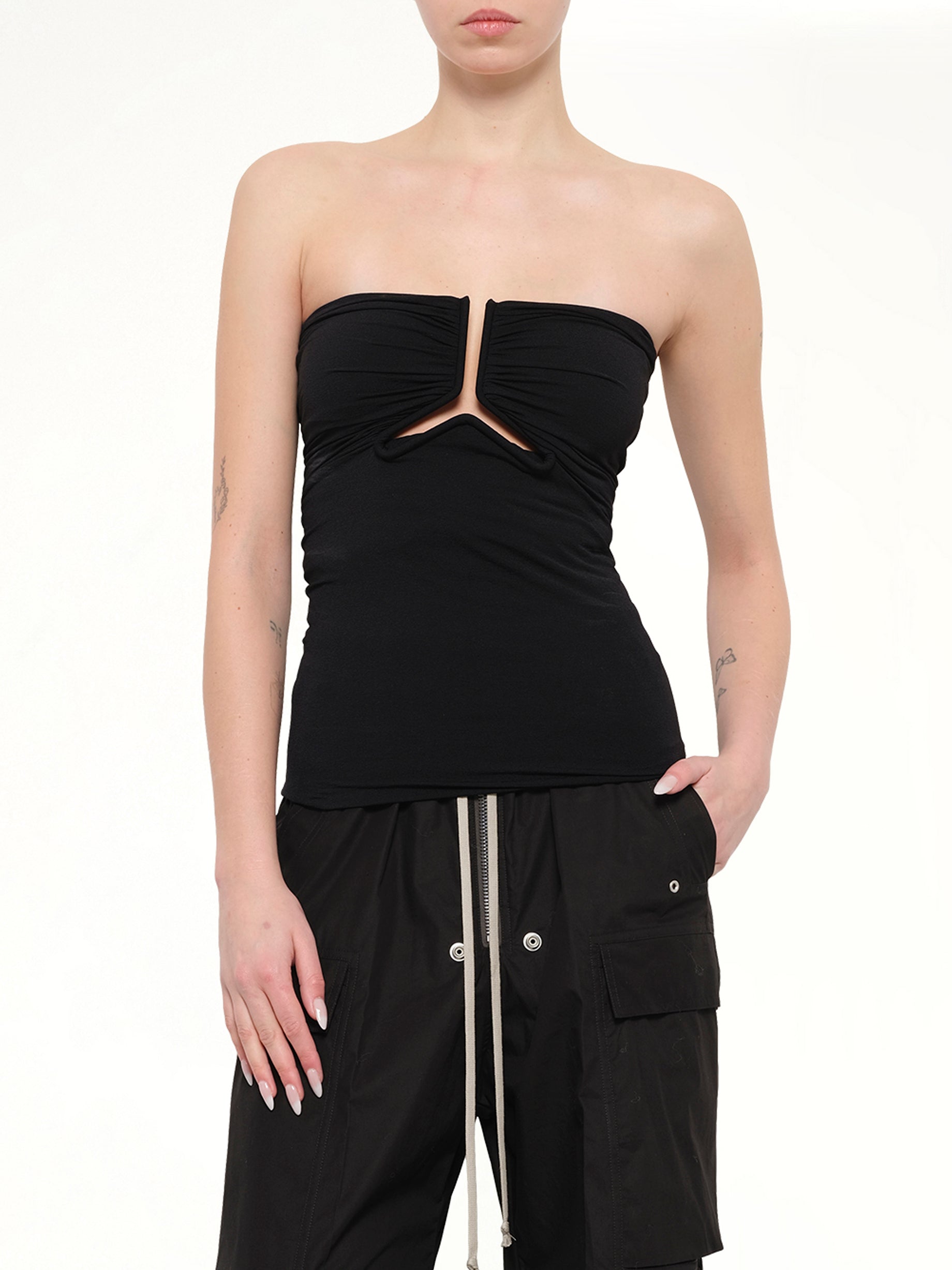 Allanah Prong Bustier in Black