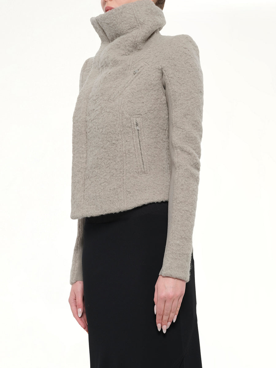 Alpaca Classic Biker in Dark Pearl