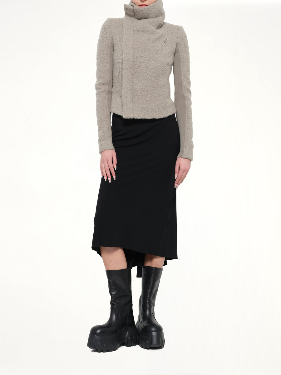 Alpaca Classic Biker in Dark Pearl