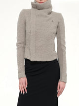 Alpaca Classic Biker in Dark Pearl