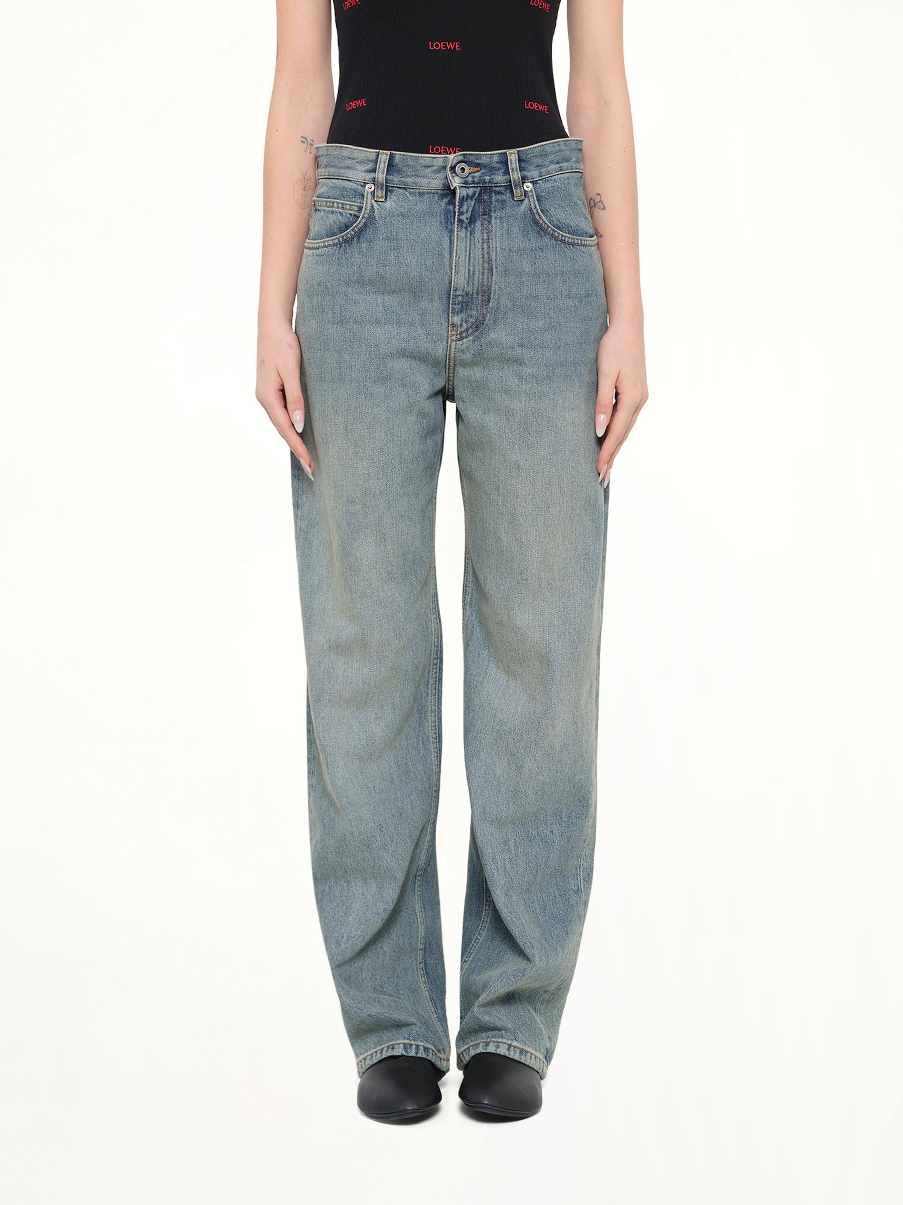 Anagram Jeans in Washed Denim