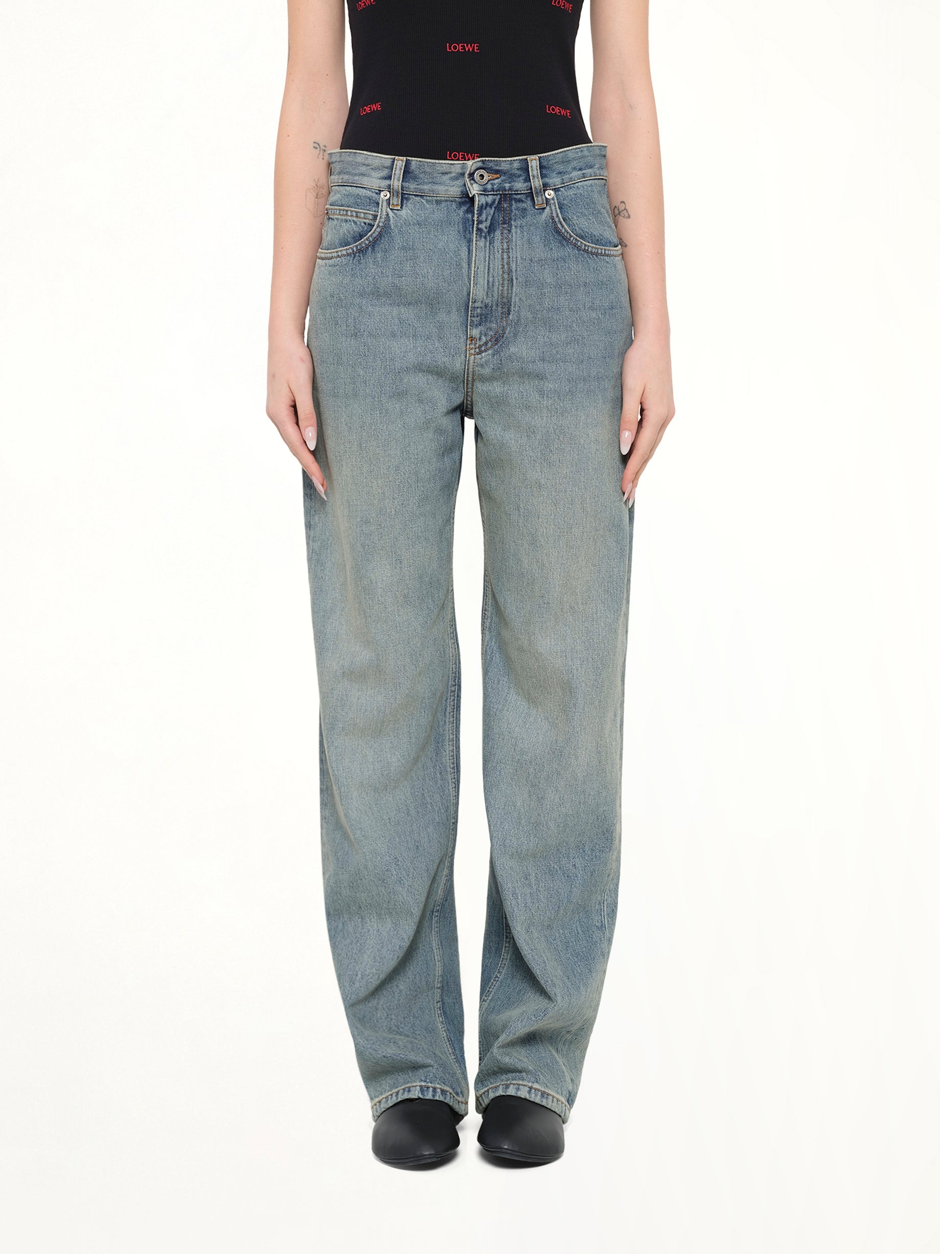 Anagram Jeans in Washed Denim