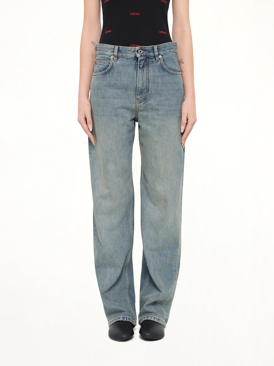 Anagram Jeans in Washed Denim