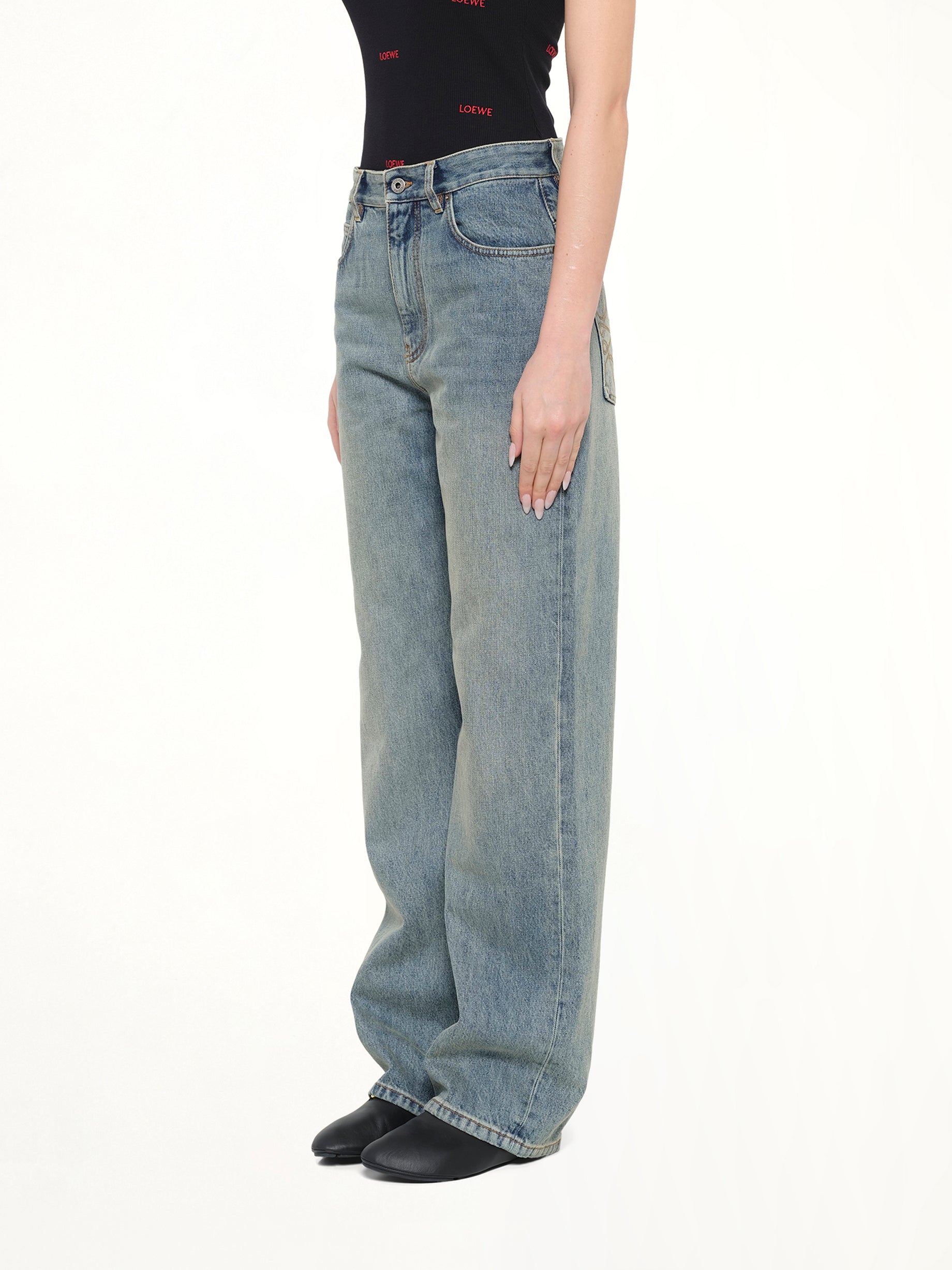 Anagram Jeans in Washed Denim
