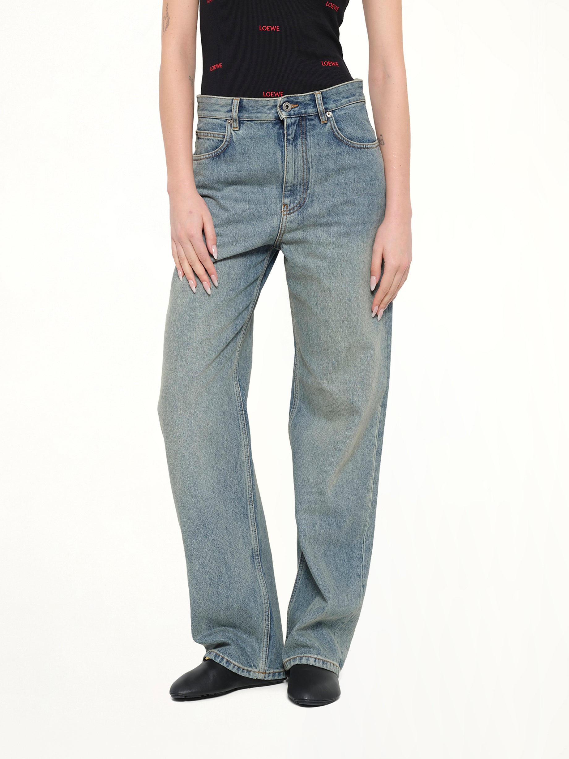 Anagram Jeans in Washed Denim