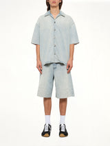 Anagram Short Sleeve Shirt in Washed Blue