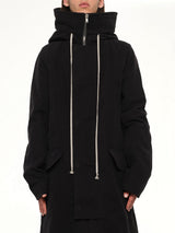 Brushed Twill Megaparka in Black