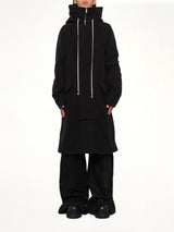Brushed Twill Megaparka in Black