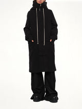 Brushed Twill Megaparka in Black