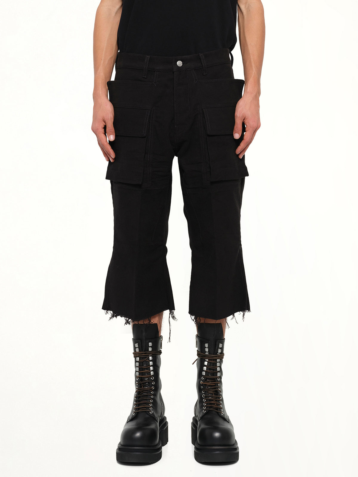 Cargo Bolan Cutoffs in Black