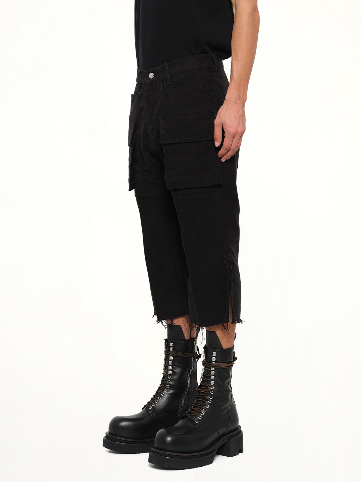 Cargo Bolan Cutoffs in Black
