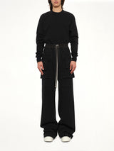 Furka Jersey Creatch Wide Cargo in Black
