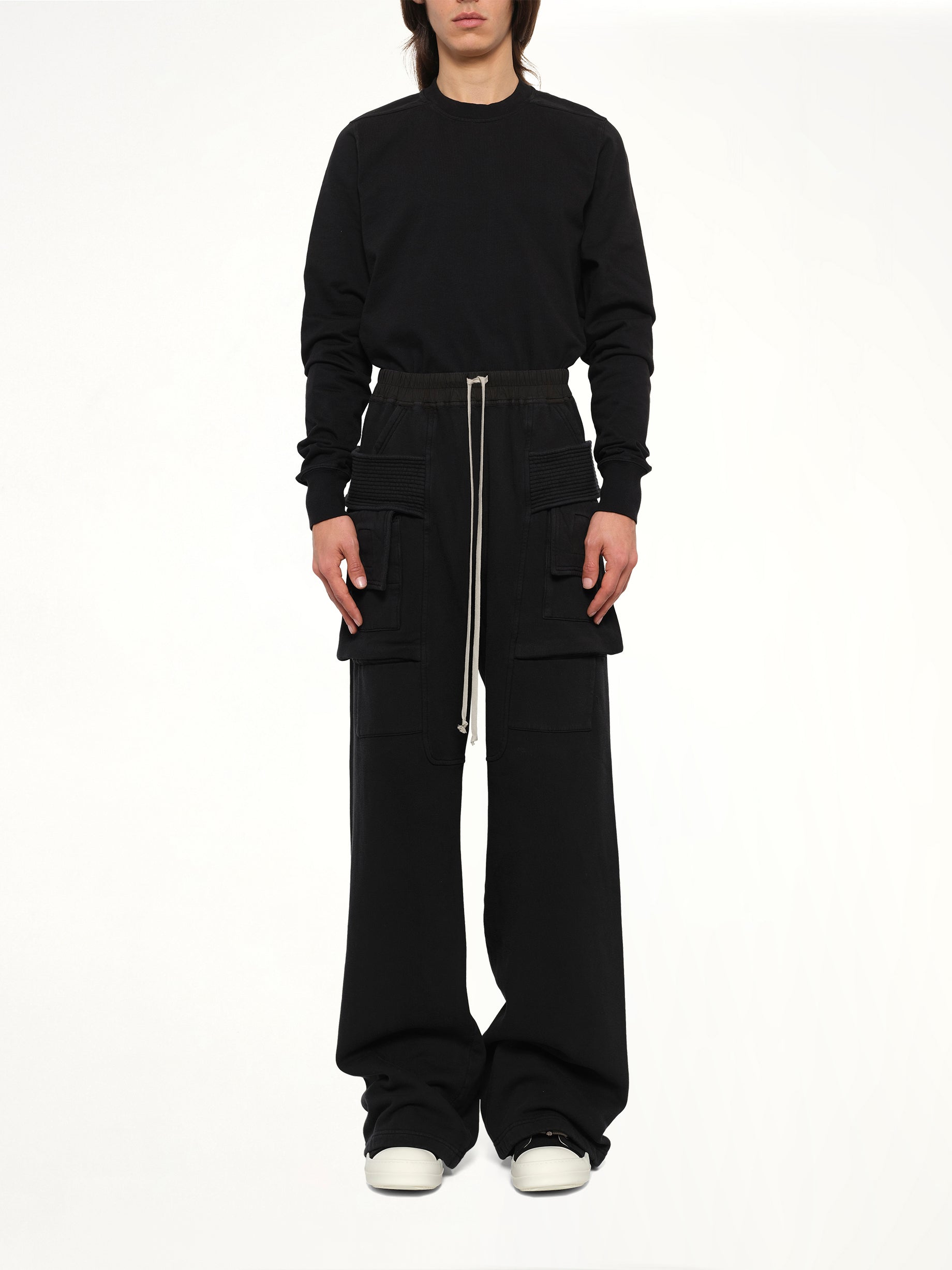 Furka Jersey Creatch Wide Cargo in Black